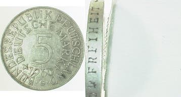 5 Dm Brd 1960g Rnds Frfrheit, Verzenden