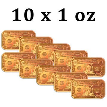 10 troy ounce - Koper .999 - 10 x 1 oz $45 Donald Trump
