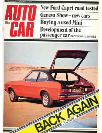 1974 AUTOCAR MAGAZINE 4041 ENGELS, Nieuw, Author