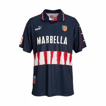 Vintage Atlético Madrid 1998-1999 Away Shirt - Spaanse, Nieuw