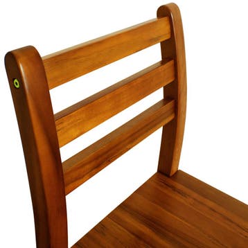 Set van 2 Acacia Hout Barkrukken (Meubelen, Interieur), Verzenden