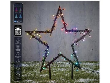Luca Smart Lighting Tuinsteker - 80 LED Lampjes - H73 x Ø60, Tuin en Terras, Verzenden, Nieuw