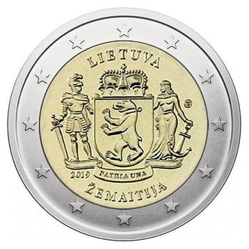Litouwen 2 Euro Zemaitija 2019, Postzegels en Munten, Munten | Europa | Euromunten, Verzenden