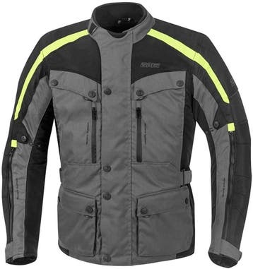 gms Temper Grijs Zwart Geel Textiele Motorjas, Motoren, Kleding | Motorkleding, Nieuw met kaartje, Jas | textiel, Gms, Heren