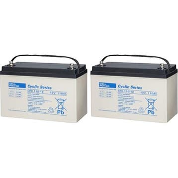 2 X Scootmobiel Agm Accu Set 110Ah, Verzenden, Nieuw