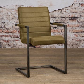 *WOONWINKEL* Tower Living Rocca Stoere Eetkamerstoel Microve, Verzenden, Nieuw, Stof