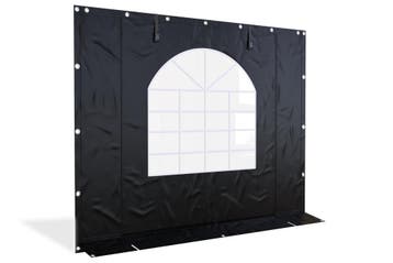 Partytent zijwand PVC  | 3 meter | 220cm hoog | Zwart, Doe-het-zelf en Verbouw, Zeil en Folie, Ophalen of Verzenden, Nieuw, Zeil