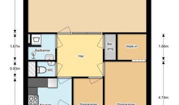 Te Huur 3 Kamer Appartement Hemingwayplaats In Rotterdam, Huizen en Kamers, Huizen te huur, Rotterdam, Direct bij eigenaar, Appartement