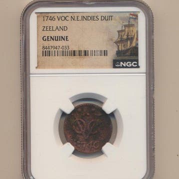 Nederland, Zeeland VOC Duit 1746 (Zonder minimumprijs)