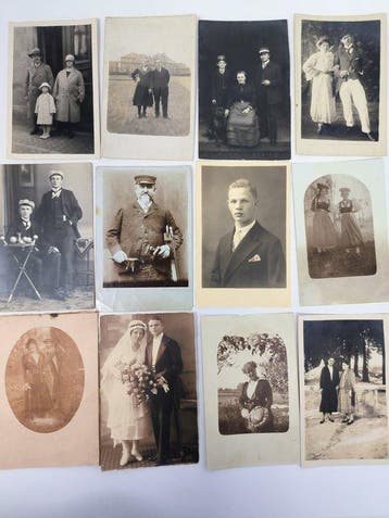 Duitsland - Belle Époque Victoriaanse XIX XX Foto Portret, Gelopen