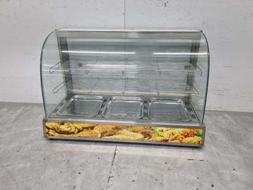 HCB RVS Warmhoudvitrine 95 cm 230V Horeca, Ophalen of Verzenden, Nieuw in verpakking