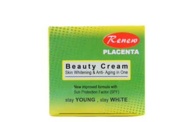 Renew Placenta Beauty Cream Skin Whitening & Anti-Aging, Ophalen of Verzenden, Nieuw