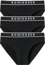 Schiesser - Maat M - 95/5 Organic Heren Rio Slip - Zwart - 3, Verzenden