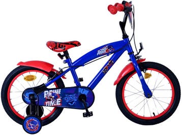 Turbo Crew Kinderfiets - Jongens - 16 inch - Blauw Rood -, Fietsen en Brommers, Fietsen | Kinderfietsjes, Verzenden, Nieuw