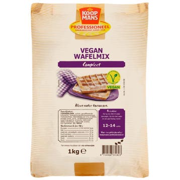 Koopmans Prof. Wafelmix Vegan 1kg, Verzenden, Nieuw