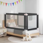 vidaXL Bedhekje peuter 150x25 cm stof donkergrijs, Verzenden, Nieuw