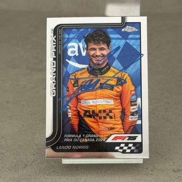 Mclaren - Topps Chrome 130 Lando Norris Driver of the Day Gp, Verzamelen, Nieuw