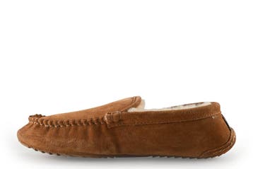Warmbat Pantoffels in maat 45 Bruin, Bruin, Verzenden, Warmbat, Zo goed als nieuw