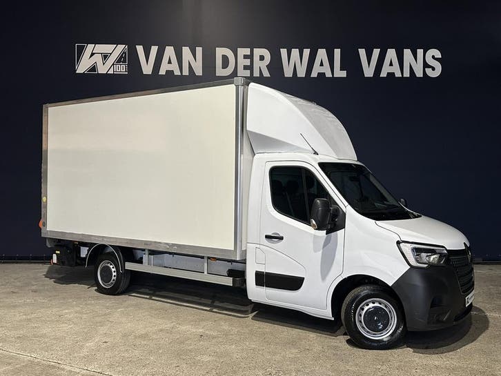 Renault Master 2.3 dCi 146pk Bakwagen 222cm Hoog Laadklep Fa, Auto's, Bestelauto's, Dealer onderhouden, Lease, Grijs, Handgeschakeld