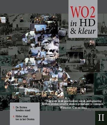 Wo2 in hd and kleur deel 2 (blu-ray tweedehands film), Cd's en Dvd's, Ophalen of Verzenden, Zo goed als nieuw