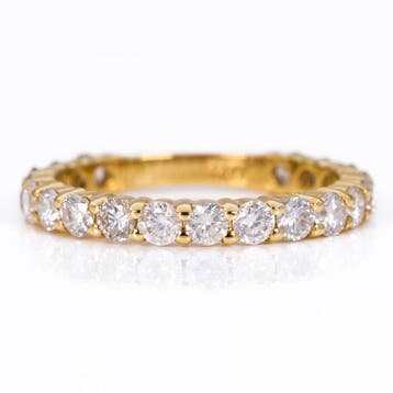 Zonder minimumprijs - Ring - 14 karaat Geel goud - 1.27ct., Nieuw