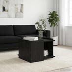 vidaXL Salontafel Zwart eiken 50,5 x 50 x 33 cm Bewerkt hout, Huis en Inrichting, Tafels | Salontafels, Verzenden, Nieuw, 50 tot 100 cm