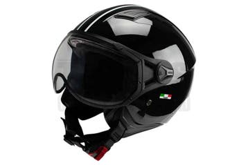 Helm Vito Jethelm Moda glans zwart (XS t/m XXL), Ophalen of Verzenden, Nieuw, Vito