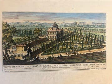 Italië - Rome; Giovanni Battista Falda (1643–1678) - «VEDVTA, Boeken, Nieuw