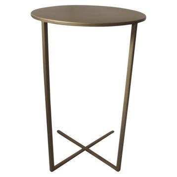 Xavi bijzettafel ø35x60cm goud, Ophalen of Verzenden, Nieuw