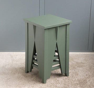 Bijzettafel - Hout - Vintage houten bijzettafel /