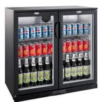 CombiSteel Barkoelkast | 208L | Zwart | 0°C/+10°C | Statisch, Ophalen of Verzenden, Nieuw