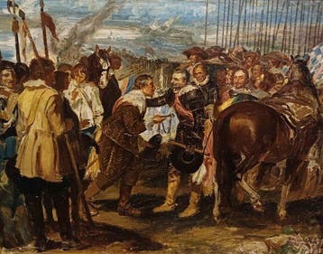 Giuseppe Aprea (1876-1946) - La resa di Breda da Velazquez