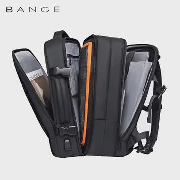 BANGE Heren Rugzak - Waterdicht, Uitbreidbaar, 17.3" Laptopv, Verzenden, Nieuw