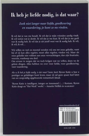Ik heb je liefde nodig, is dat waar ? 9789022542293, Verzenden, Gelezen, Michael Katz
