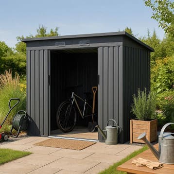 Metalen gereedschapsschuur / Tuinschuur / Berging M - Incl., Tuin en Terras, Verzenden, Nieuw