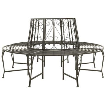 Halfronde tuinbank - B-keuze - 35% Korting, Tuin en Terras, Tuinbanken, Ophalen of Verzenden, Zo goed als nieuw, Metaal