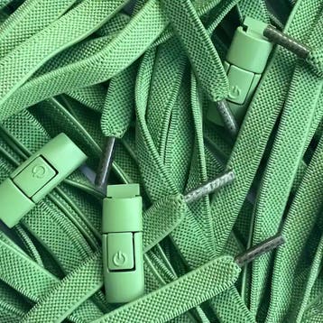 Elastische veters - Groen • 120  cm x 8 mm, Kleding | Heren, Schoenen, Ophalen of Verzenden, Nieuw