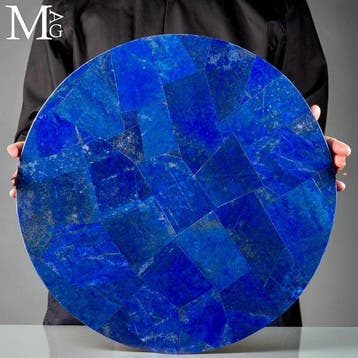 Levendig koninklijk blauw Afghaans lapis lazuli met rijke
