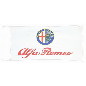 Alfa Romeo vlag wit 150 x 75 cm - Vlaggen, Ophalen of Verzenden, Nieuw