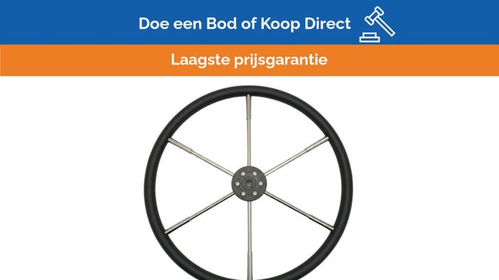 Bieden: Vetus Pro Steering Wheel D600 mm with, Watersport en Boten, Bootonderdelen, Overige typen, Nieuw, Zeilboot of Motorboot