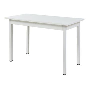 Eettafel Den Haag 120x60x75 cm wit [en.casa], Verzenden, Nieuw