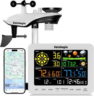 Sainlogic WiFi Weerstation | Tweedekansje | OP=OP, Audio, Tv en Foto, Weerstations en Barometers, Ophalen of Verzenden, Nieuw