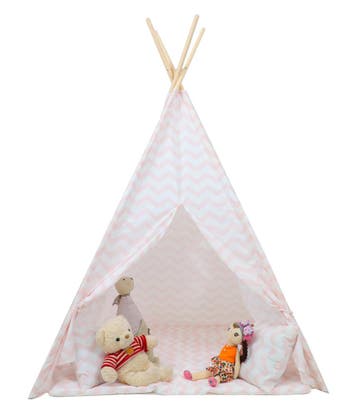 Tipi tent Roze Zigzag | Nieuw | Scherpe Prijs | NU!, Nieuw, Ophalen of Verzenden, 100 cm of meer, Minder dan 140 cm