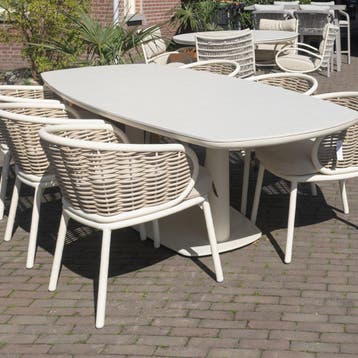 Apple Bee Pine Key tuinstoelen met Melville outdoortafel!, Tuin en Terras, Tuinsets en Loungesets, Ophalen of Verzenden, Nieuw