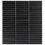 Wand Mozaïek Tegels Kitkat Factory Keramiek Zwart Mat - M.., Doe-het-zelf en Verbouw, Tegels, Nieuw, Ophalen of Verzenden, 20 tot 40 cm