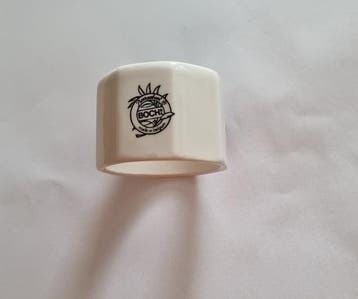 Boerenbont Servetring 8kantig rond 4 cm (Boerenbont servies), Verzenden, Nieuw, Aardewerk, Overige typen