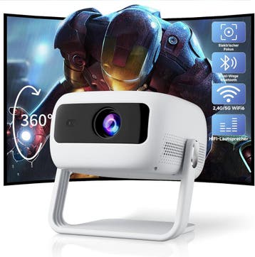 Beamer - Projector - 1080P Full HD - Wit - S3Lite - VISULAPE, Audio, Tv en Foto, Verzenden, Zo goed als nieuw