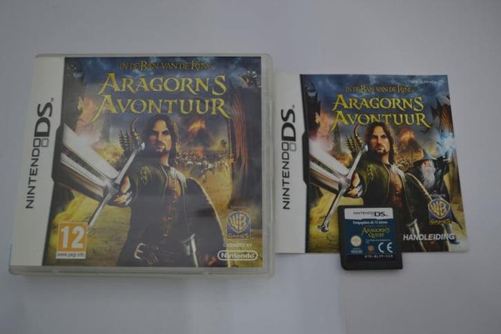 In de Ban van de Ring - Aragorns Avontuur (DS HOL), Spelcomputers en Games, Games | Nintendo 2DS en 3DS, Zo goed als nieuw, Verzenden