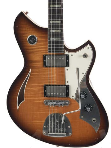 Novo Miris JHH Amber Burst Dealer LTD (Instrument), Ophalen of Verzenden, Nieuw, Hollow body