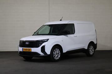 Ford Transit Courier 1.5 EcoBlue Limited Airco Navigatie Cam, Stof, Gebruikt, Euro 6, Wit